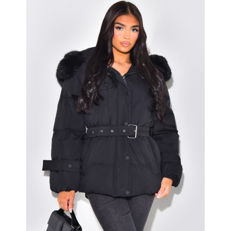 Faux Fur Padded Jacket