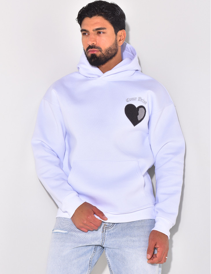 Sweat coeur brisé