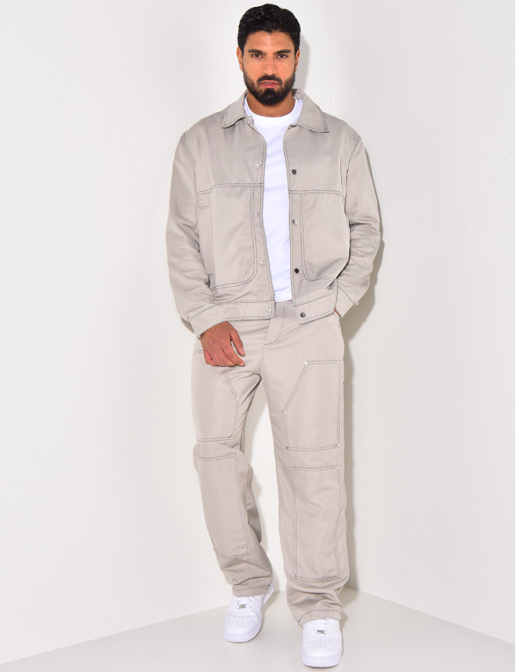 Ensemble pantalon et chemise cargo