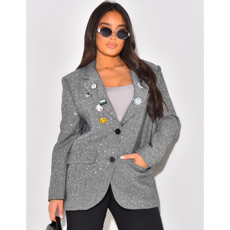 Blazer à motifs