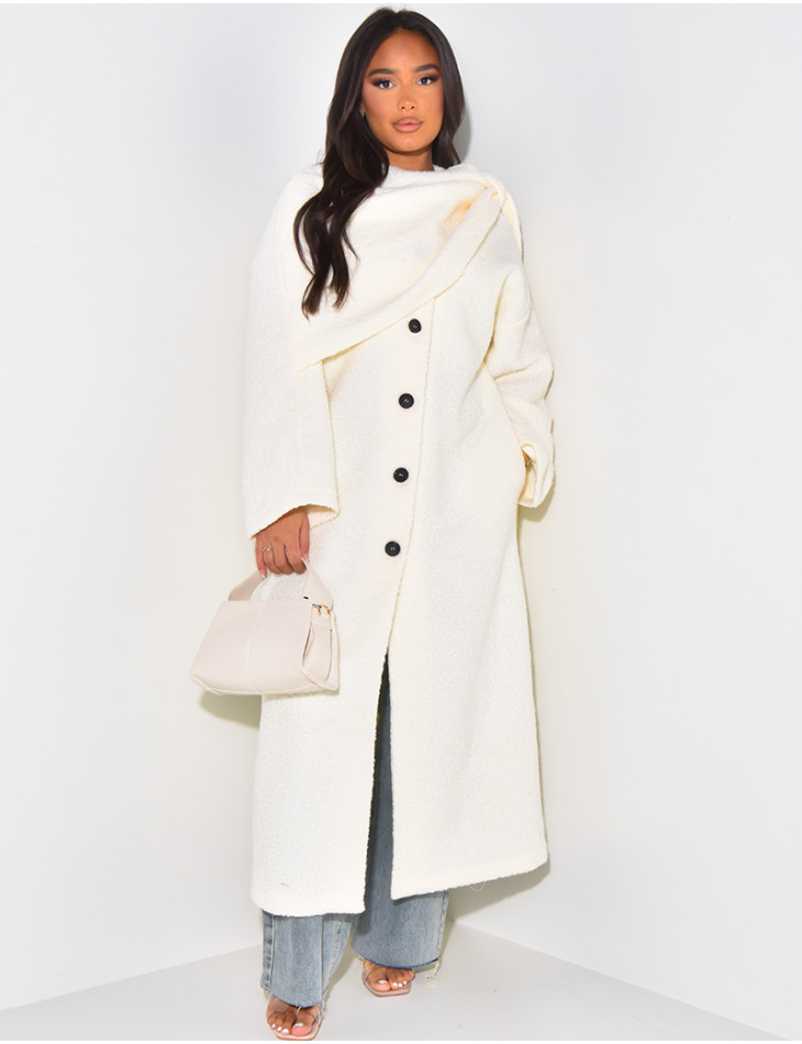 Curly wool coat best sale