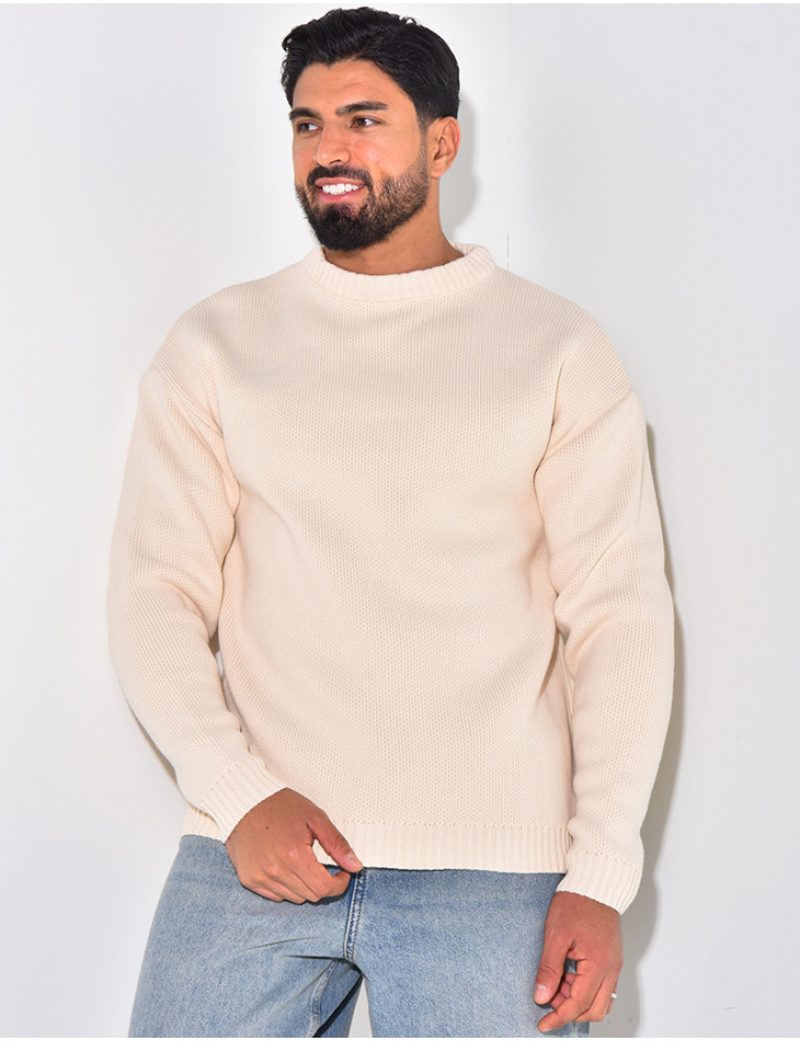 Pull en laine uni