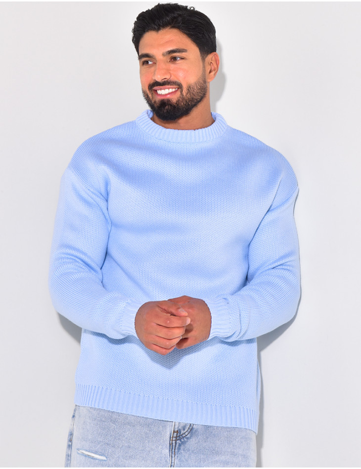 Pull en laine uni