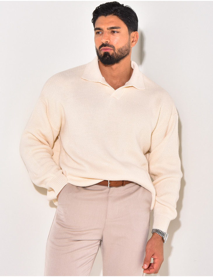 Men's Polo Sweater