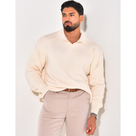 Men's Polo Sweater