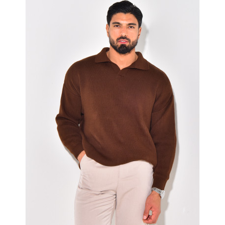 Men's Polo Sweater