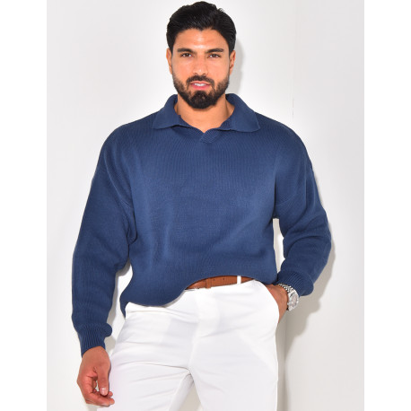 Men's Polo Sweater