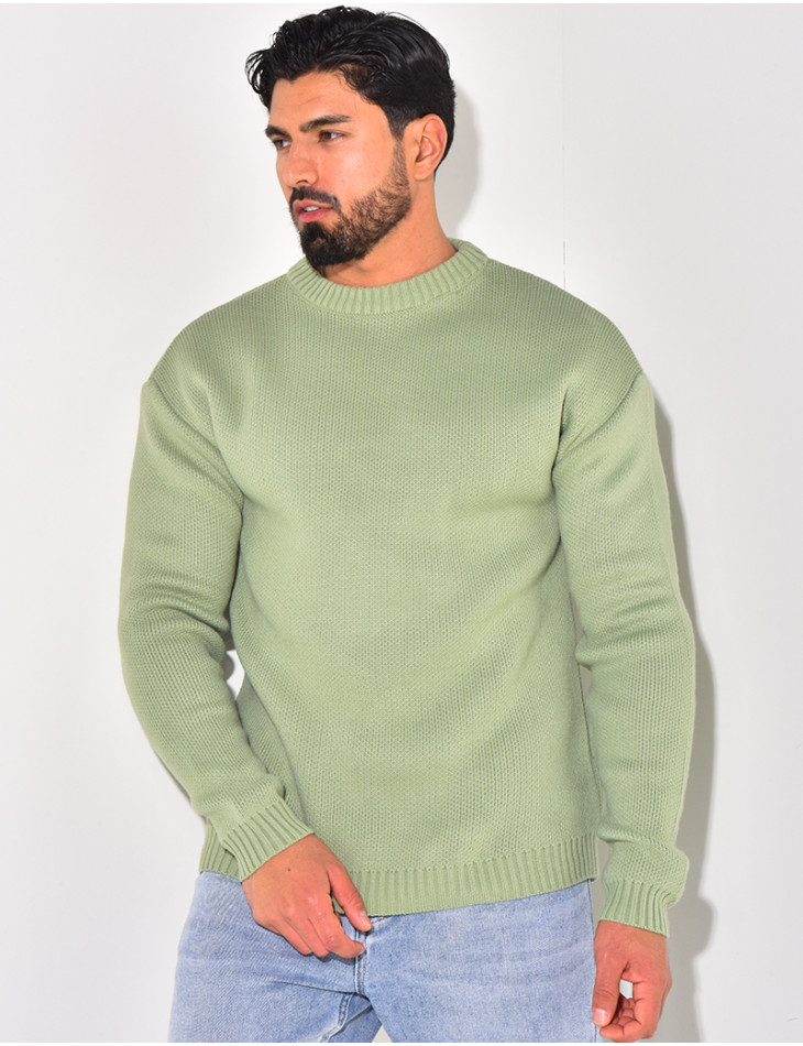 Pull en laine uni