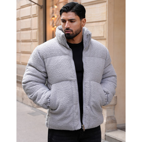 Men's plush down jacket