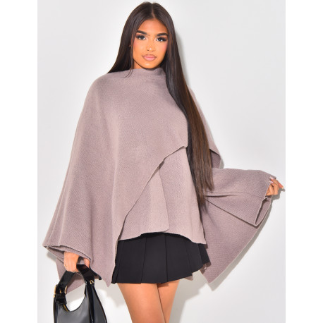 Cape ample en laine