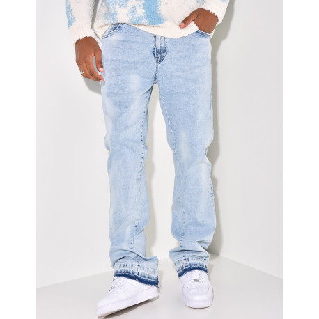 Jeans coupe droite