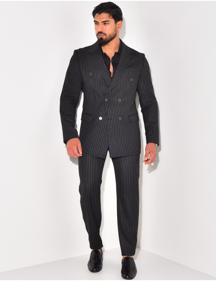 2-piece striped suit set