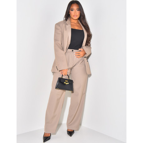 Pantalon de tailleur droit