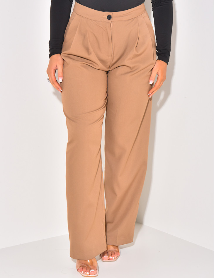 Pantalon de tailleur droit