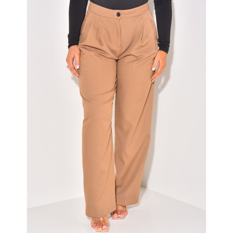 Pantalon de tailleur droit