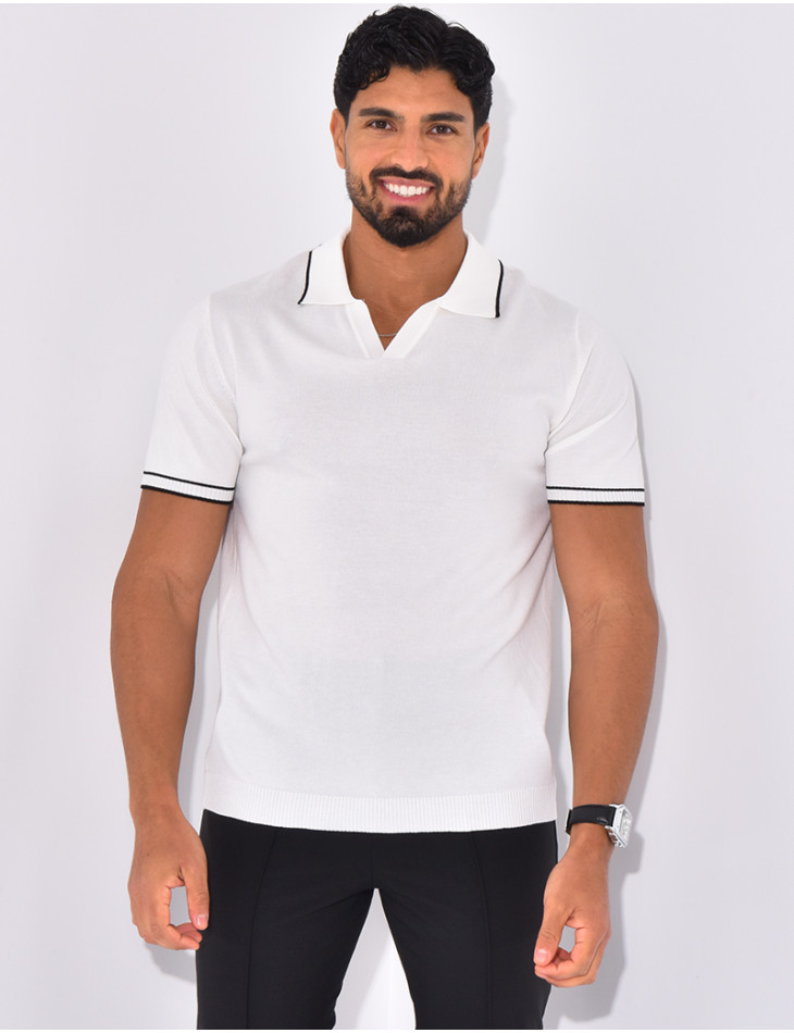 T-shirt col polo