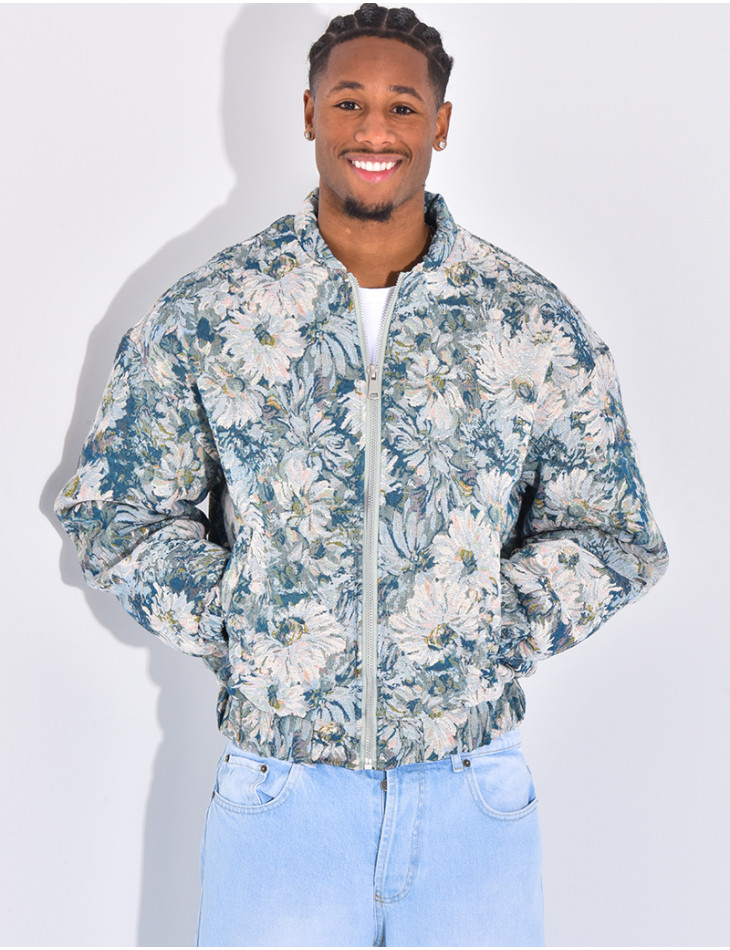 Veste à fleurs