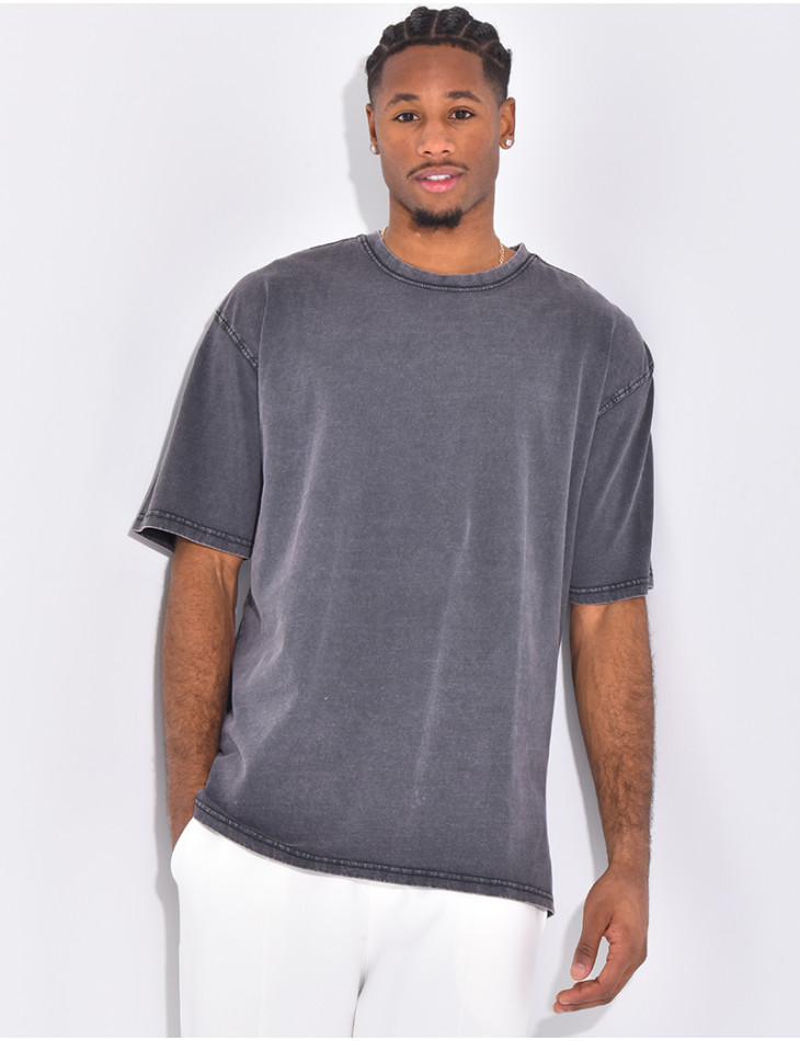 T-shirt washed oversize