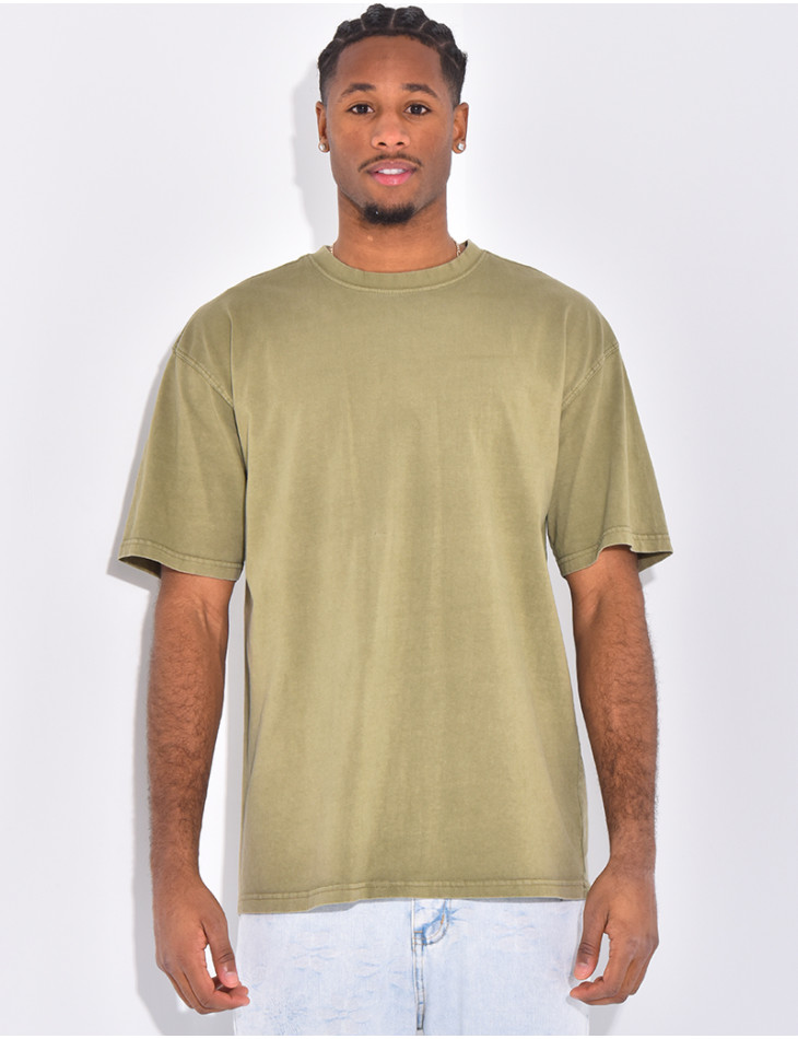 T-shirt washed oversize