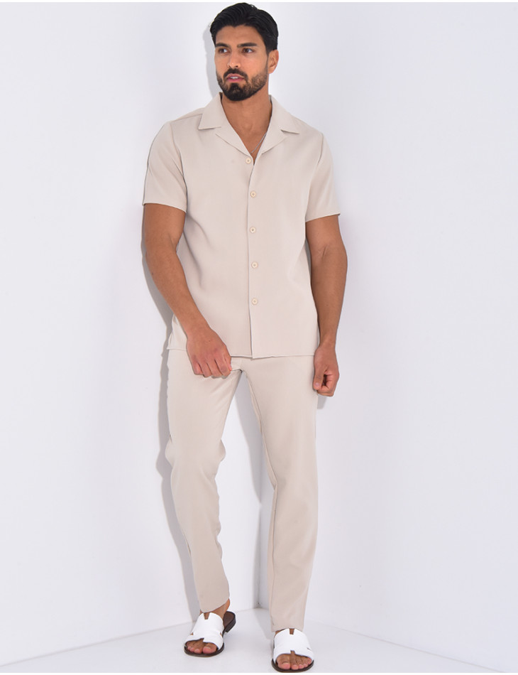 Trousers and shirt set