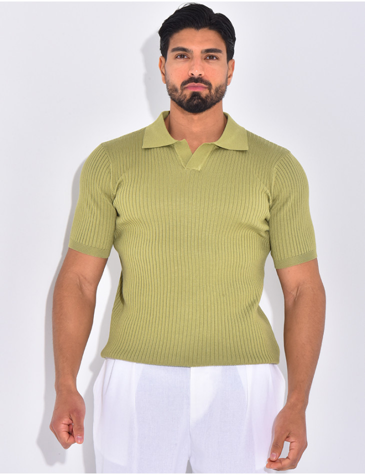 Polo shirt, short sleeves