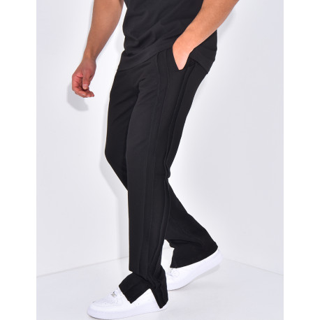 Pantalon homme à coutures apparentes