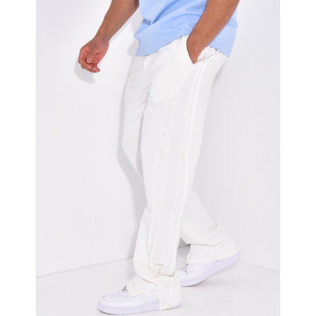 Pantalon homme à coutures apparentes