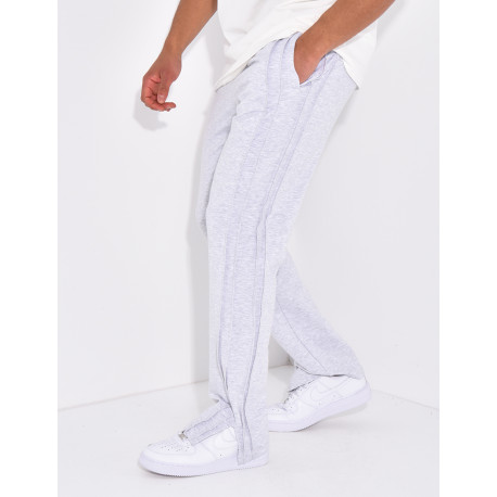 Pantalon homme à coutures apparentes